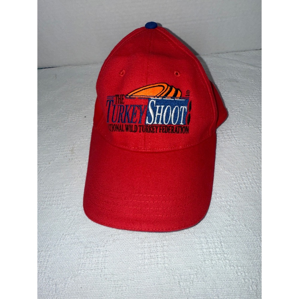 The‎ Turkey Shoot NWTF Hat Cap Red Blue National Wild Turkey Federation